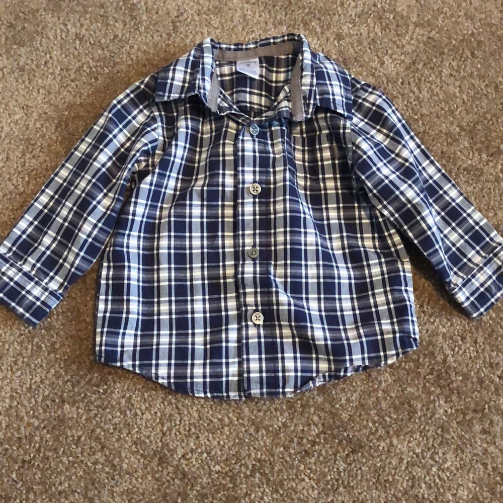 Baby boy plaid shirt